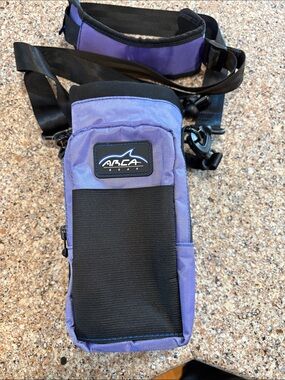 Arca Gear Hydro Carrier Insulated Water Bottle Crossbody Sling, purple